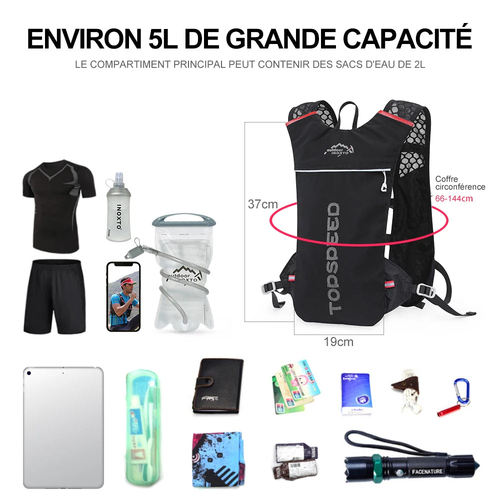 sac de sport-gilet d'hydratation