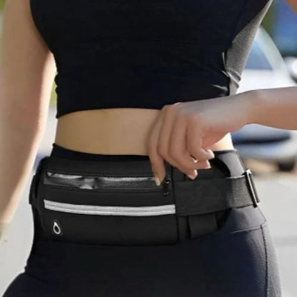 Sac de sport, sac banane, ceinture, taille pour course à pied avec poche téléphone