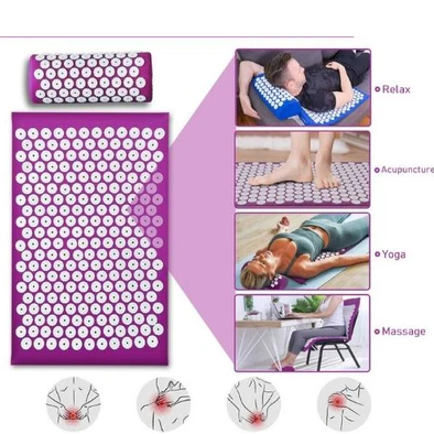 massage-tapis de fleur de lotus