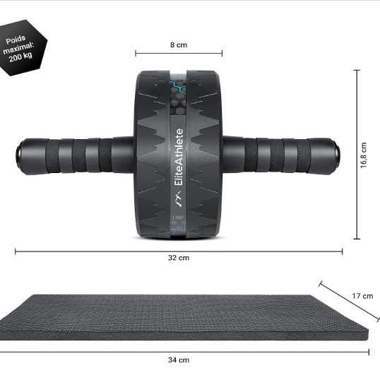 accessoire de musculation-roue pour abdominaux