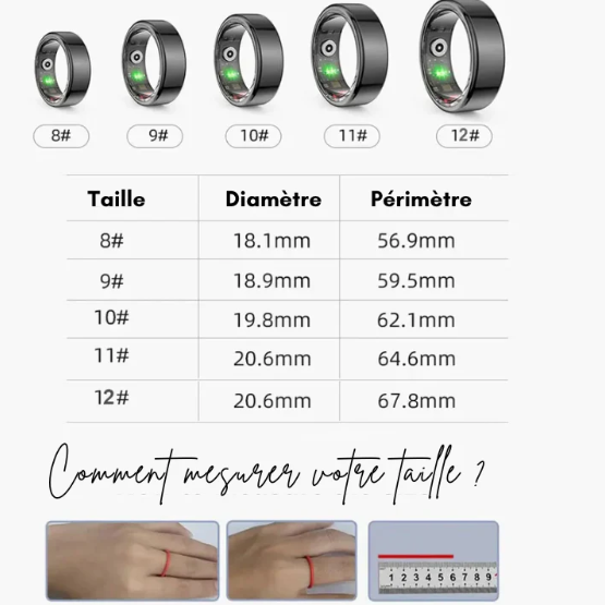 accessoire de musculation-bague connecté