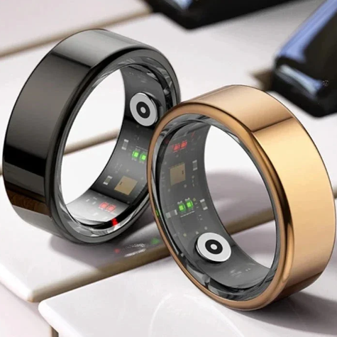Image d’une bague de fitness pour le monitoring santé sans appareil encombrant.