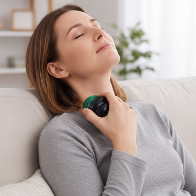Balle de massage rotative RollRelax™ – détente musculaire