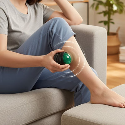 Balle de massage rotative RollRelax™ – détente musculaire