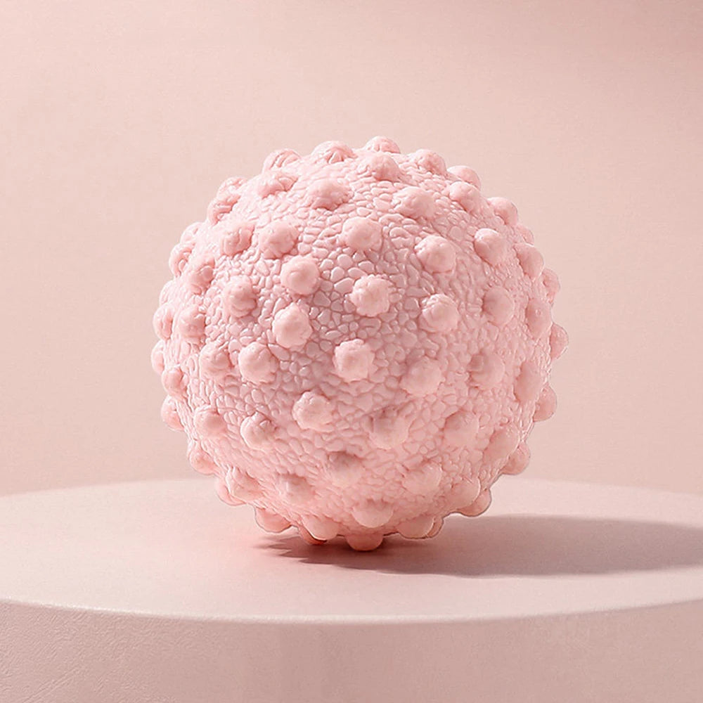 Balle de massage rose  picots