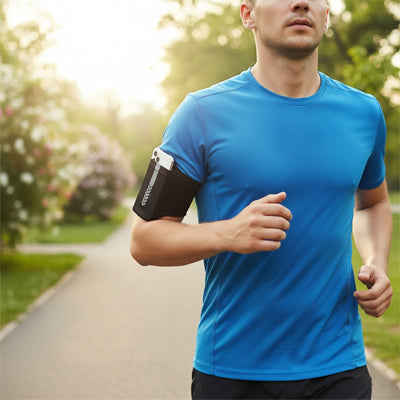 Brassard téléphone rangement intellignet pour sport