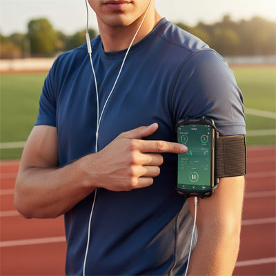 Brassard téléphone rotatif sport, support smartphone bras