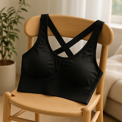 Brassières sport femme noir 