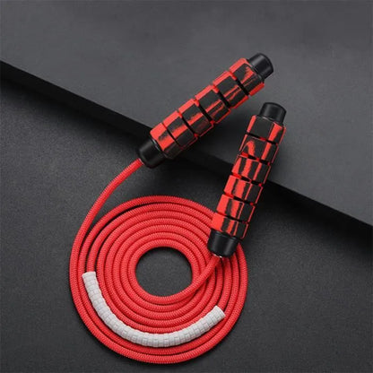 Corde à sauter lesté FlexJump rouge et noir