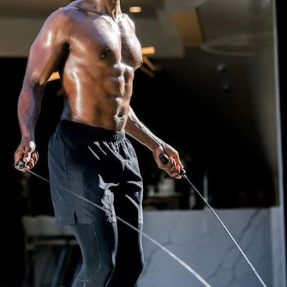Corde à sauter vitesse pour améliorer le cardio, coordination et équilibre
