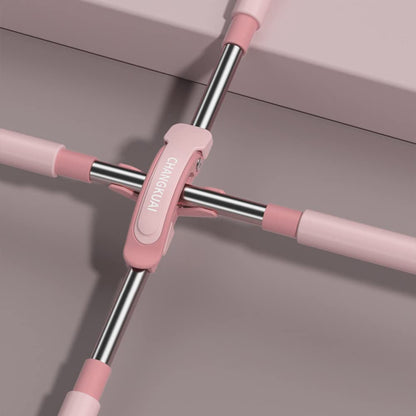 Correcteur de posture, bâton de yoga n acier inoxydable rembourré de mousse confortable