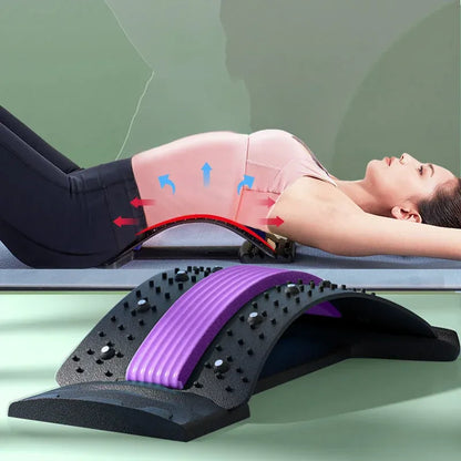 Correcteur de posture planche d'étirement-du dos violet