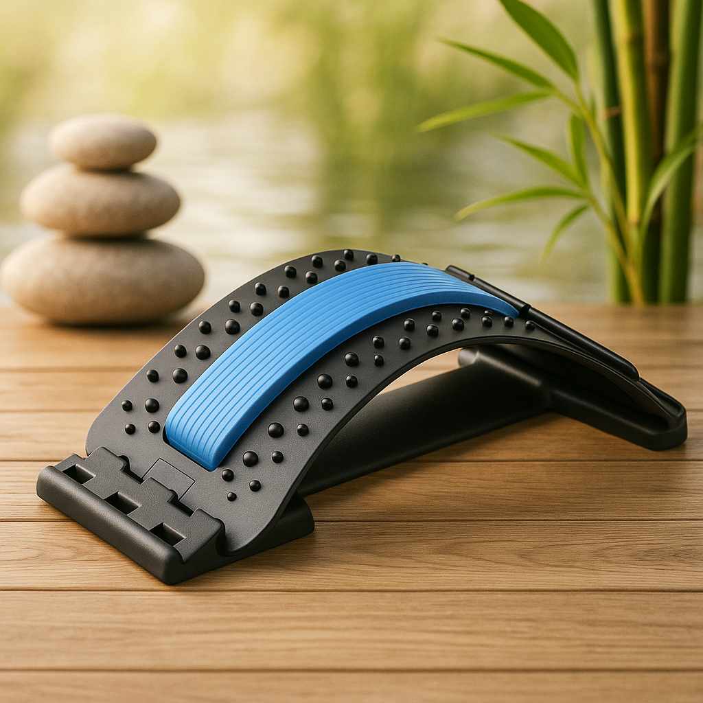 Correcteur de posture, planche d'étirement bleu