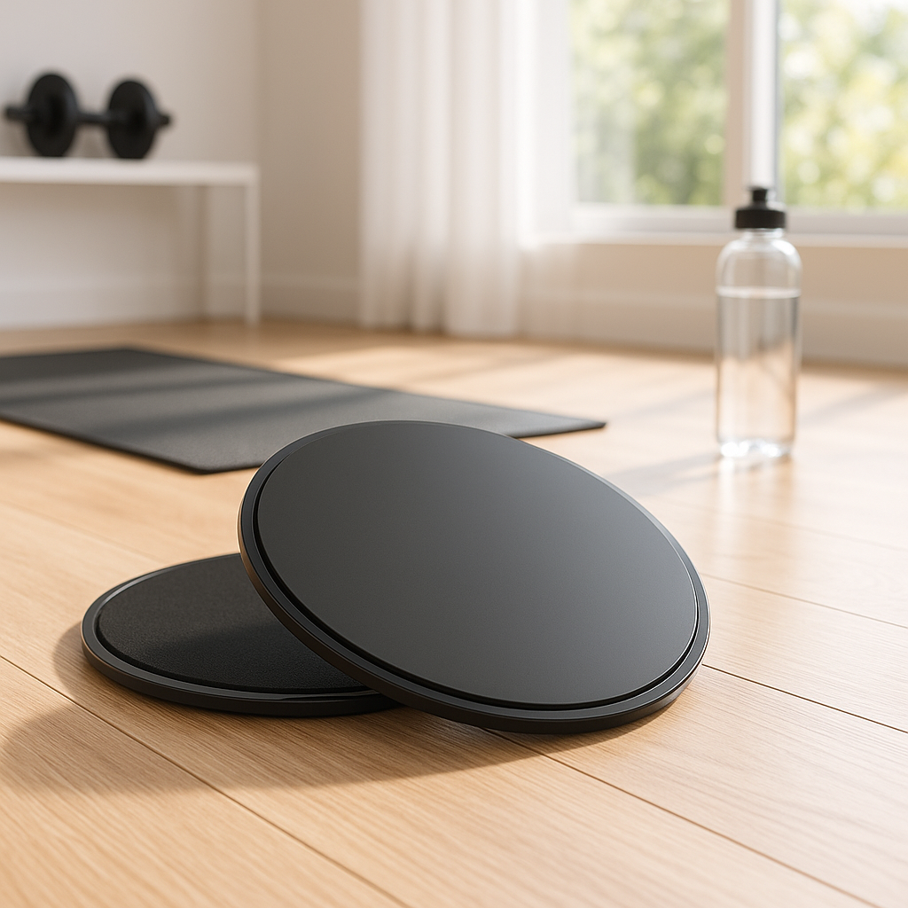 Disque de glisse noir pour fitness