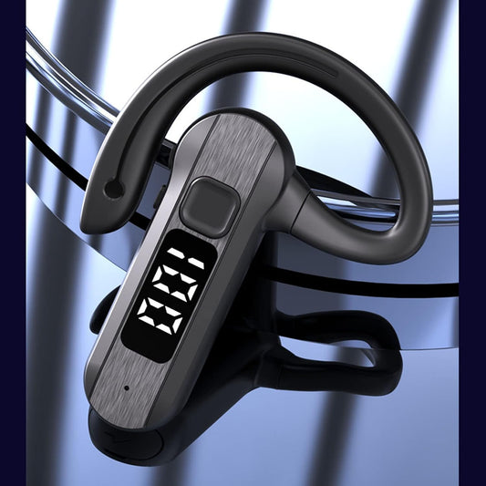 Écouteurs sport oreillette Bluetooth 5.2 sans fil noir