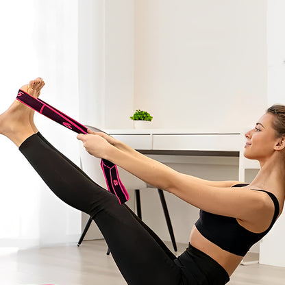 Élastique musculation rose pour étirement