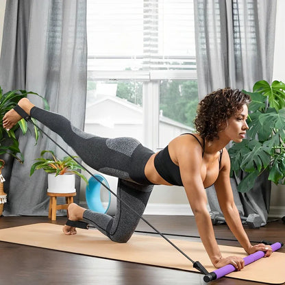 Élastique musculation barre de pilates yoga fitness