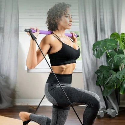 Élastique musculation barre de pilates pour varier les exercices