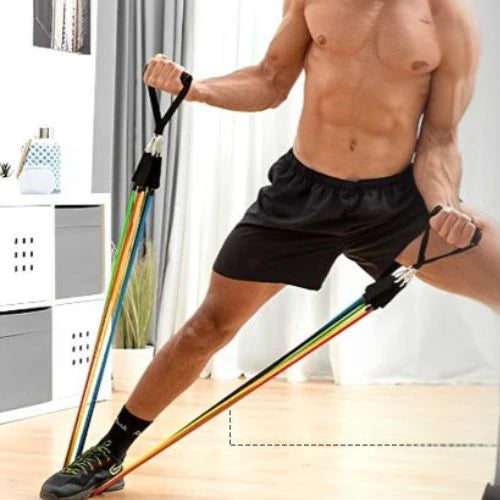 Élastique musculation avec ancrage de porte