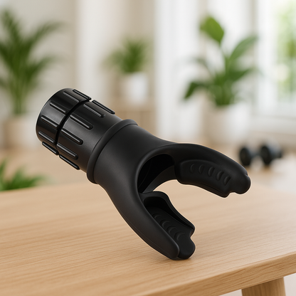 Entraineur respiratoire noir en silicone