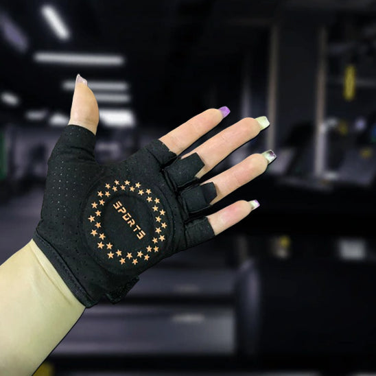 Gant pour musculation, noir, fitness, gym, crossfit, pour femme 