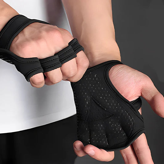Gant pour musculation quatre doigts ouvert respirant
