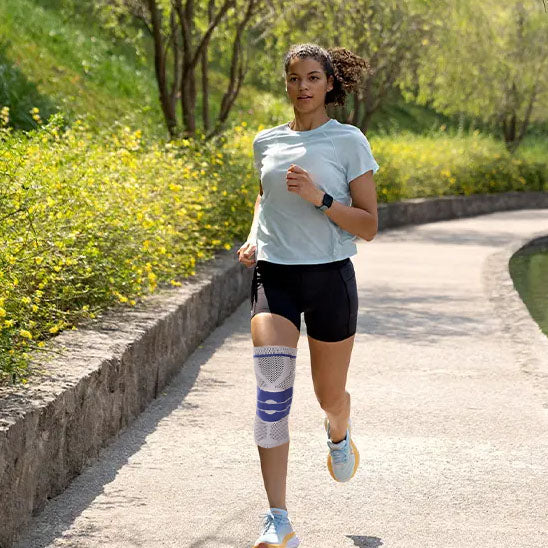 Orthèse de genou, maintien et confort
