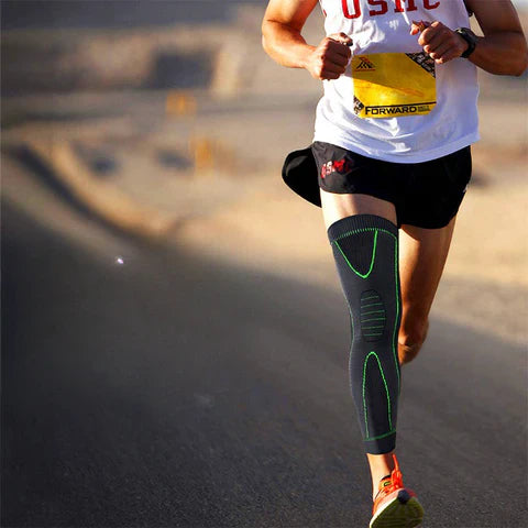 Genouillère sport, manchon de compression, stimule circulation sanguine