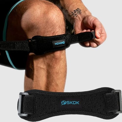 Genouillère rotulienne avec sangle velcro ajustable 