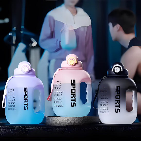 Bouteille réutilisable AquaPulse avec système de suivi de l’hydratation intégré