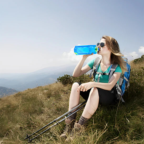 Gourde pliante pour randonnée