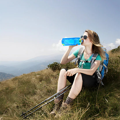 Gourde pliante pour randonnée