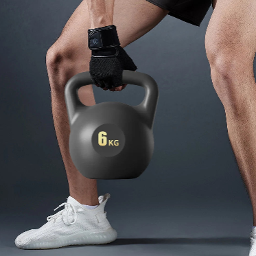 Haltère de 6 kg grise à remplir d'eau parfaite pour le sport à la maison