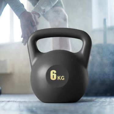 kettebells grise de 6 hg