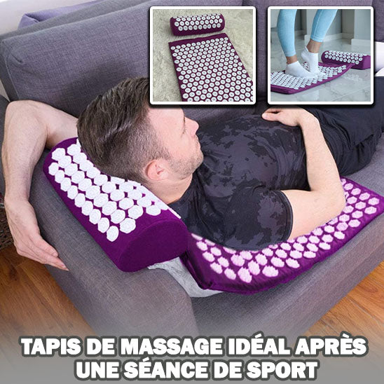 massage-tapis de fleur de lotus