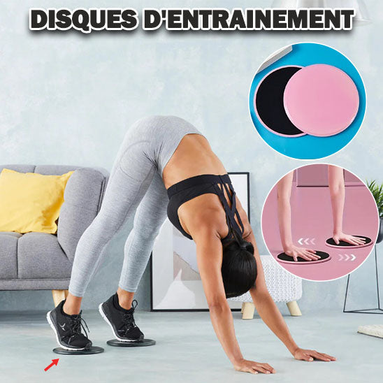 accessoire de musculation-disque de glisse