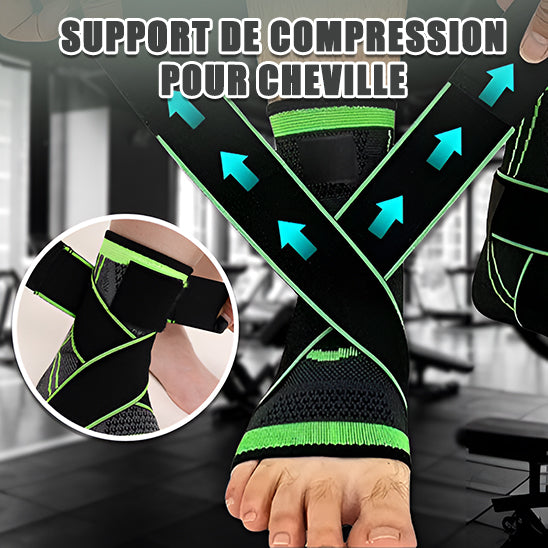 orthèse-manchon de compression pour cheville