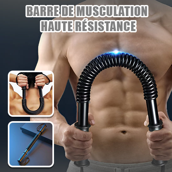 accessoire de musculation-barre de ressort