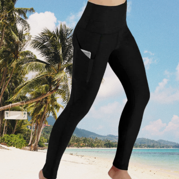 Legging Sport Femme-Taille Haute