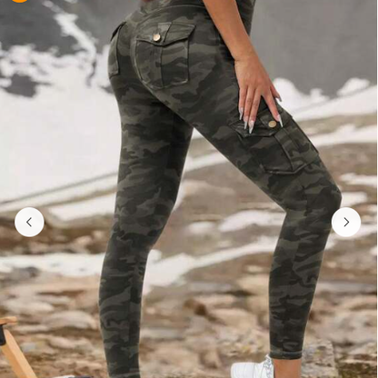 Legging Sport Femme-Style Militaire