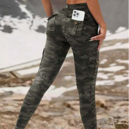 Legging Sport Femme-Style Militaire