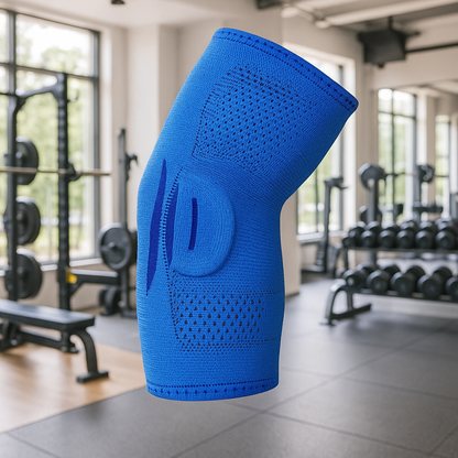 Manchon de compression coude bleu