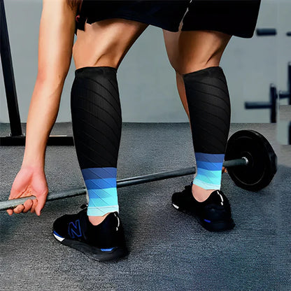 Manchon de compression mollet réduit la fatigue musculaire