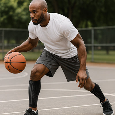 Manchon de compression mollet confortable