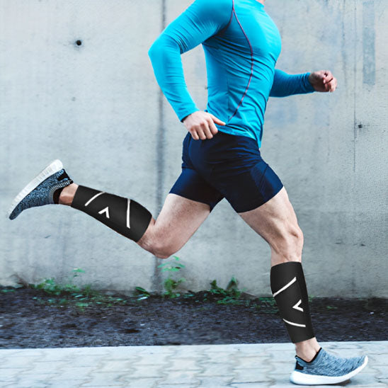 Manchon de compression mollet pour la récupération musculaire