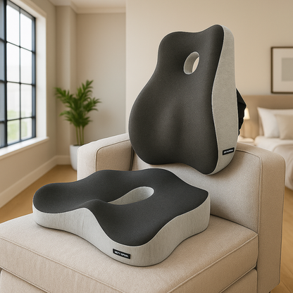 Ensemble de coussin de chaise bureau ergonomique, assisse et dossier