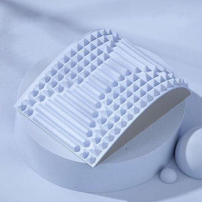 Coussin bleu d'étirement