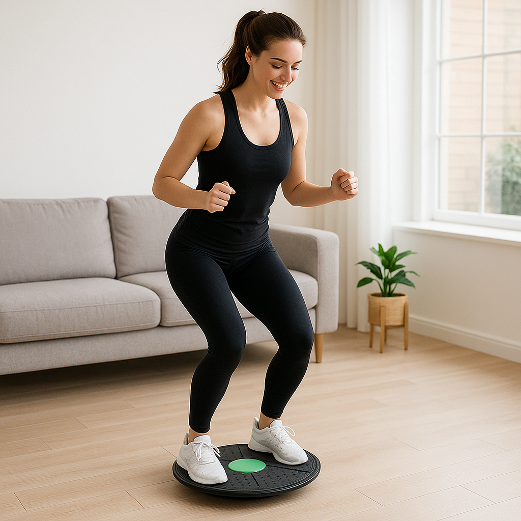 Planche d'équilibre pour renforcer les muscles des jambes