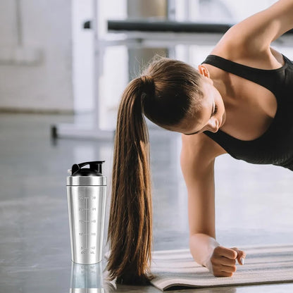 Shaker proteine avec bouchon anti fuite