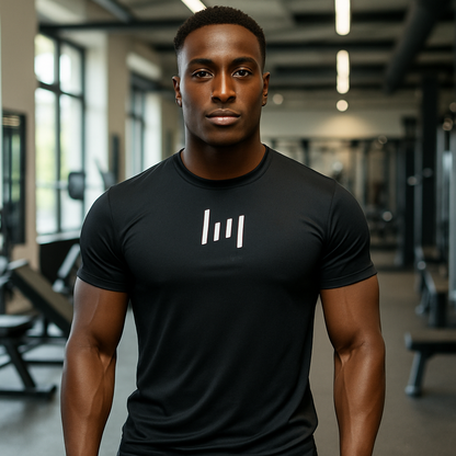 T-shirt sport homme élégant, col rond 